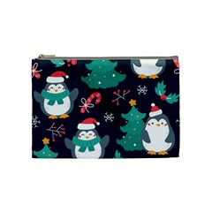 Colorful Funny Christmas Pattern Cosmetic Bag (Medium)