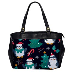 Colorful Funny Christmas Pattern Oversize Office Handbag