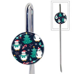 Colorful Funny Christmas Pattern Book Mark