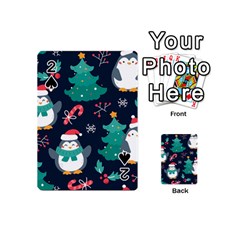 Colorful Funny Christmas Pattern Playing Cards 54 Designs (Mini)