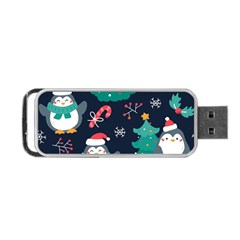 Colorful Funny Christmas Pattern Portable USB Flash (One Side)