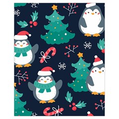 Colorful Funny Christmas Pattern Drawstring Bag (Small)