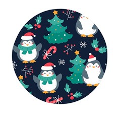 Colorful Funny Christmas Pattern Mini Round Pill Box