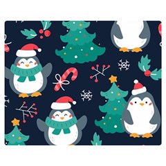 Colorful Funny Christmas Pattern Flano Blanket (Medium)