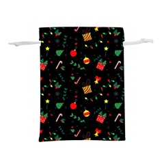 Christmas Pattern Texture Colorful Wallpaper Lightweight Drawstring Pouch (s) by Uceng