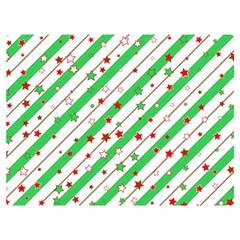 Christmas Paper Stars Pattern Texture Background Colorful Colors Seamless Double Sided Flano Blanket (extra Small)