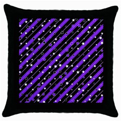 Christmas Paper Star Texture Throw Pillow Case (black)
