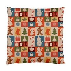 Cute Christmas Seamless Pattern Vector  - Standard Cushion Case (one Side) by Uceng