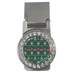 Beautiful Knitted Christmas Pattern Money Clips (cz)  by Uceng