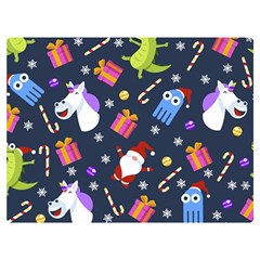 Colorful Funny Christmas Pattern Flano Blanket (extra Small) by Uceng