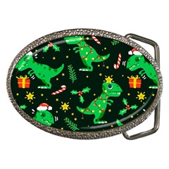 Christmas Funny Pattern Dinosaurs Belt Buckles by Uceng