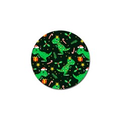 Christmas Funny Pattern Dinosaurs Golf Ball Marker (4 Pack) by Uceng