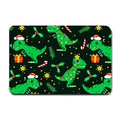 Christmas Funny Pattern Dinosaurs Small Doormat by Uceng