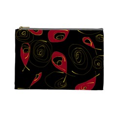 Fish 7 Cosmetic Bag (large) by Mazipoodles