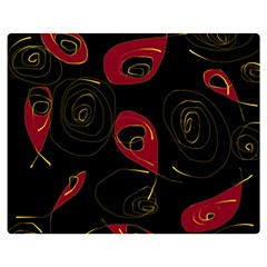 Fish 7 Double Sided Flano Blanket (medium) by Mazipoodles