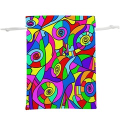 Colorful Stylish Design Lightweight Drawstring Pouch (xl) by gasi