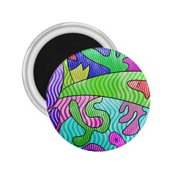 Colorful stylish design 2.25  Magnets