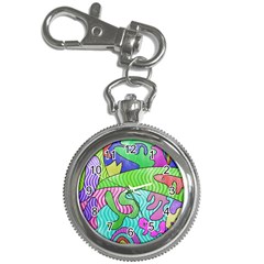 Colorful stylish design Key Chain Watches