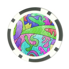 Colorful stylish design Poker Chip Card Guard (10 pack)