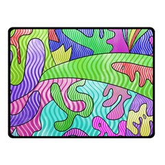 Colorful stylish design Fleece Blanket (Small)