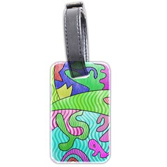 Colorful stylish design Luggage Tag (two sides)