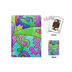 Colorful stylish design Playing Cards Single Design (Mini)