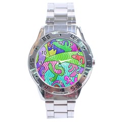 Colorful stylish design Stainless Steel Analogue Watch