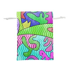 Colorful stylish design Lightweight Drawstring Pouch (S)