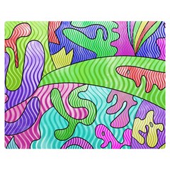 Colorful stylish design Flano Blanket (Medium)