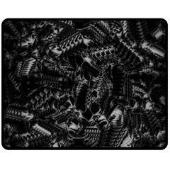 Xeno Frenzy Fleece Blanket (medium) by MRNStudios