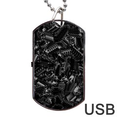 Xeno Frenzy Dog Tag Usb Flash (one Side) by MRNStudios