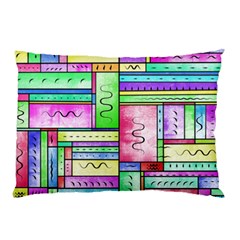 Colorful Pattern Pillow Case by gasi