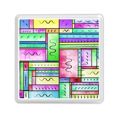 Colorful Pattern Memory Card Reader (square) by gasi