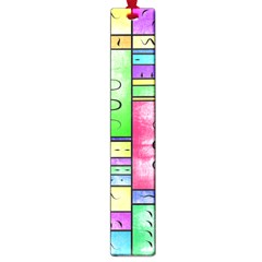 Colorful Pattern Large Book Marks by gasi