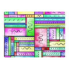 Colorful Pattern Double Sided Flano Blanket (mini) by gasi