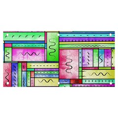 Colorful Pattern Banner And Sign 6  X 3 