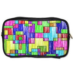 Colorful Stylish Design Toiletries Bag (two Sides) by gasi