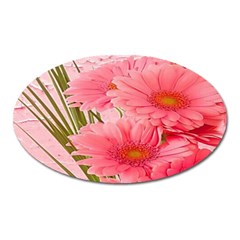 Nature Flowers Oval Magnet by Sparkle