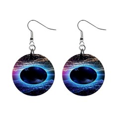 Digitalgalaxy Mini Button Earrings