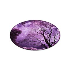 Violet Nature Sticker Oval (100 Pack)