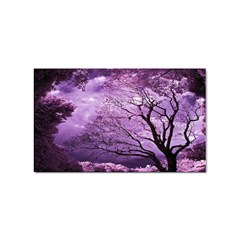 Violet Nature Sticker Rectangular (10 Pack)