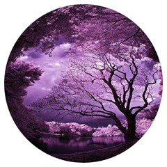 Violet Nature Round Trivet