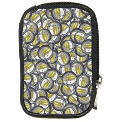 Gong Instrument Motif Pattern Compact Camera Leather Case by dflcprintsclothing