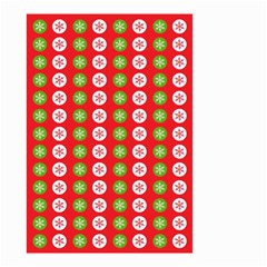 Festive Pattern Christmas Holiday Small Garden Flag (two Sides) by Ravend