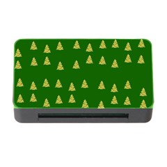 Green Christmas Trees Green Memory Card Reader with CF