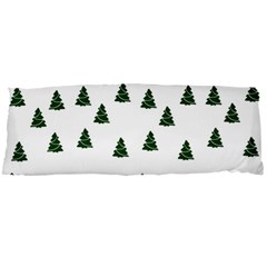 Green Christmas Trees White Body Pillow Case Dakimakura (two Sides) by TetiBright