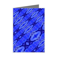 Abstract Tech Modern Pattern Mini Greeting Card by dflcprintsclothing