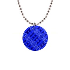 Abstract Tech Modern Pattern 1  Button Necklace by dflcprintsclothing