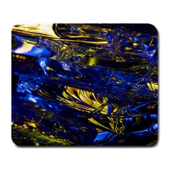 Space Futuristic Shiny Abstraction Flash Colorful Large Mousepad by Pakemis