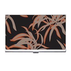 Leaf Leaves Pattern Print Business Card Holder